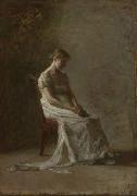 Thomas Eakins Retrospection oil painting artist